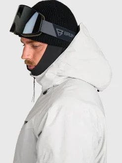 Bodish Men Snow Jacket | Soft Grey