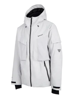 Bodish Men Snow Jacket | Soft Grey