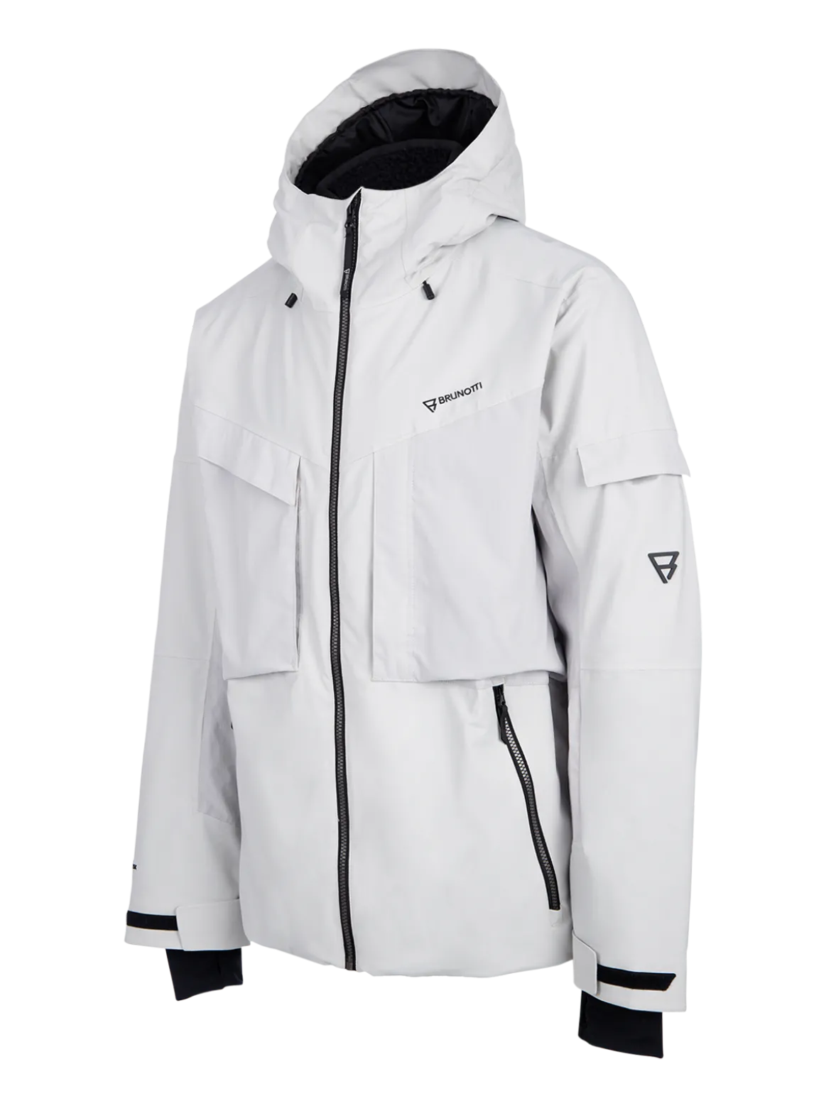 Bodish Men Snow Jacket | Soft Grey