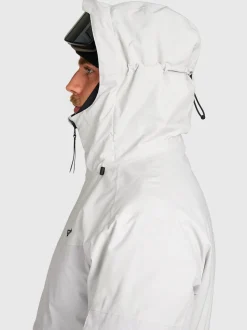 Bodish Men Snow Jacket | Soft Grey