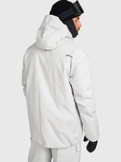Bodish Men Snow Jacket | Soft Grey