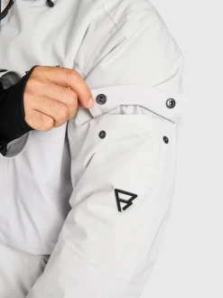 Bodish Men Snow Jacket | Soft Grey