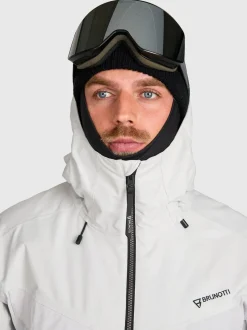Bodish Men Snow Jacket | Soft Grey