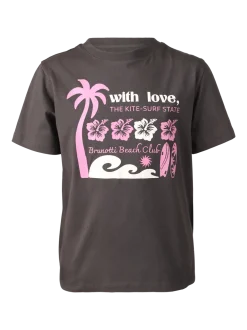 Braey Meisjes T-shirt | Pirate Black