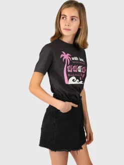 Braey Meisjes T-shirt | Pirate Black