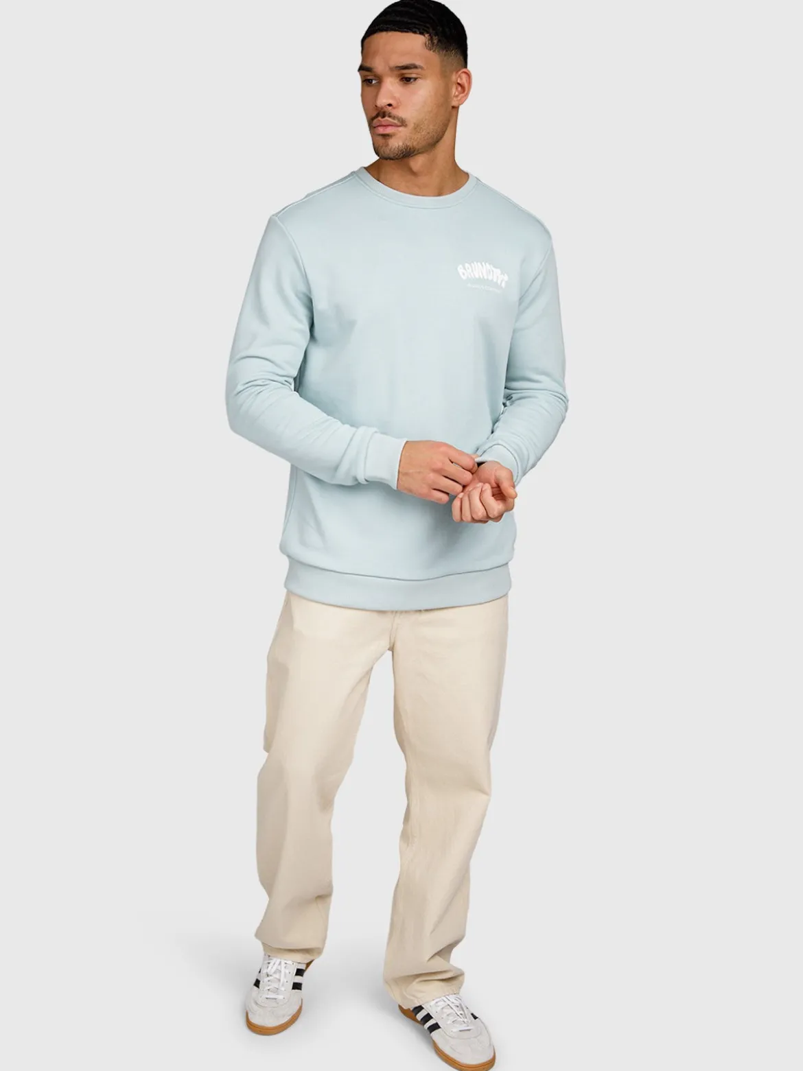 Bronson Heren Sweater | Mist