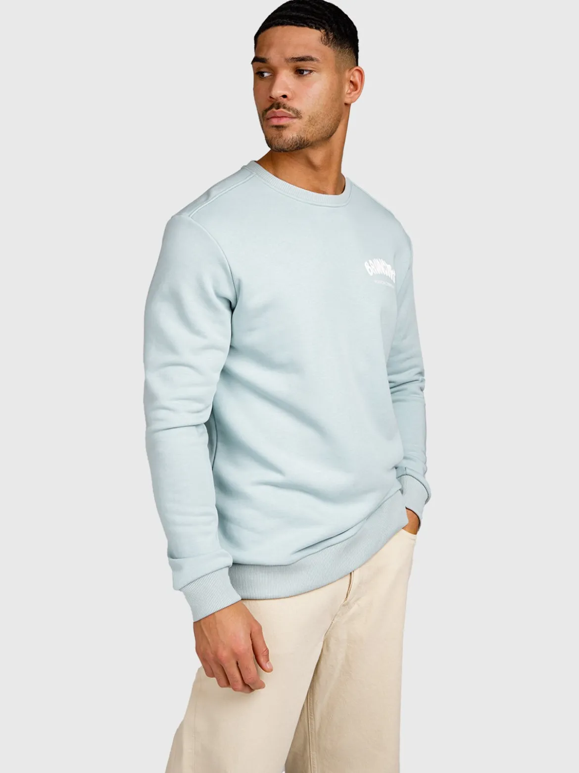 Bronson Heren Sweater | Mist