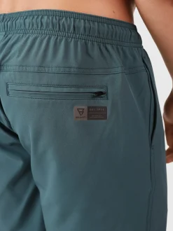 Bru-conic Heren Zwemshort | Donkergroen