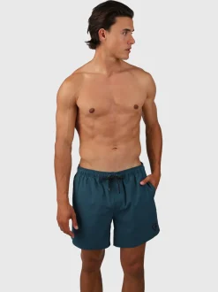 Bru-conic Heren Zwemshort | Donkergroen