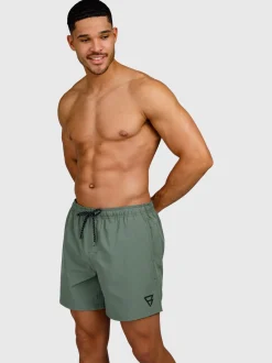 Bru-conic Heren Zwemshort | Groen