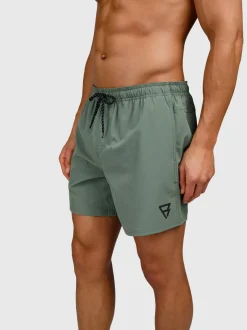 Bru-conic Heren Zwemshort | Groen