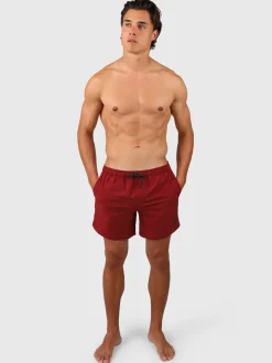 Bru-conic Heren Zwemshort | Rood