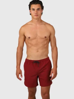Bru-conic Heren Zwemshort | Rood