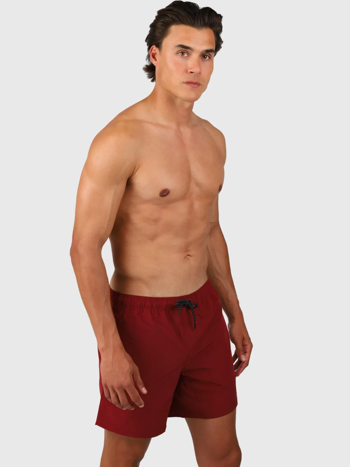 Bru-conic Heren Zwemshort | Rood