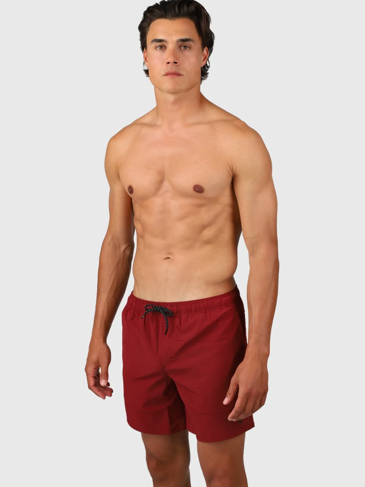 Bru-conic Heren Zwemshort | Rood