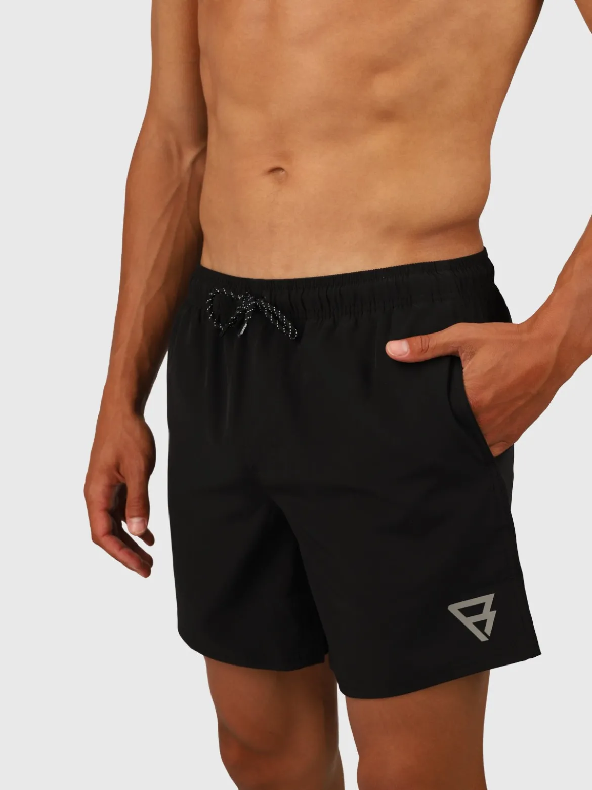 Bru-conic Heren Zwemshort | Zwart