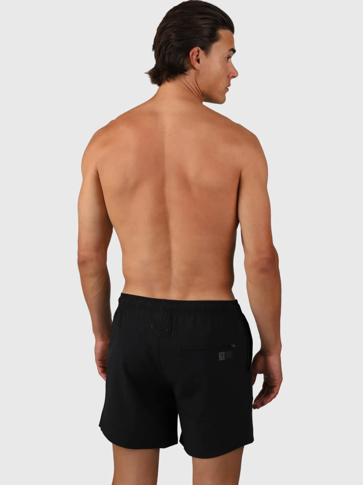 Bru-conic Heren Zwemshort | Zwart