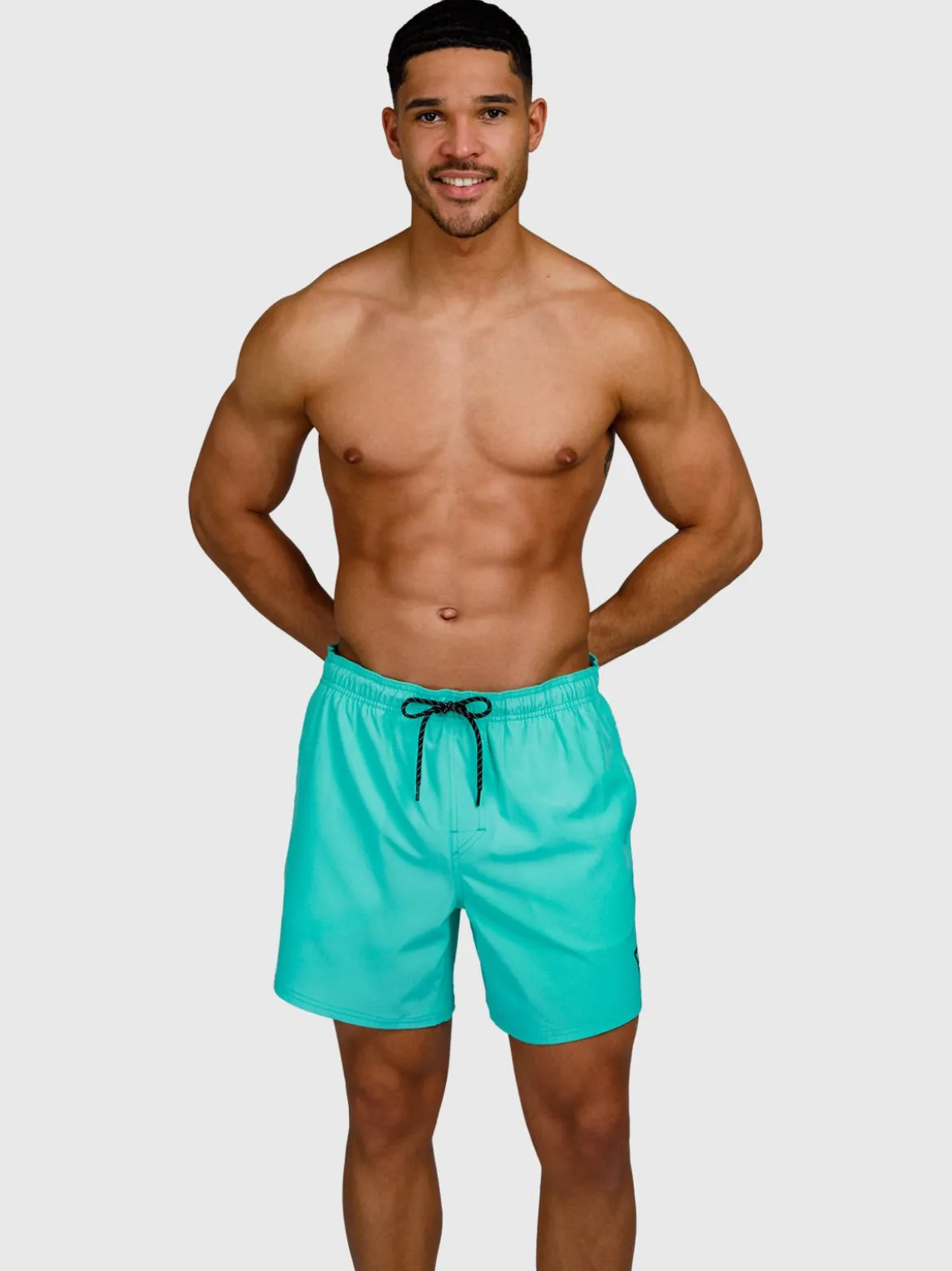 Bru-conic Men Swim Shorts | Carribean Green