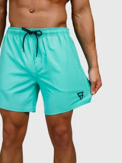 Bru-conic Men Swim Shorts | Carribean Green