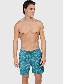 Bru-conic-Reflection Heren Zwem Shorts | Indigo Blue
