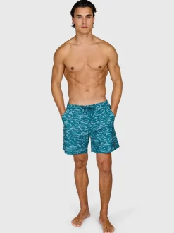 Bru-conic-Reflection Heren Zwem Shorts | Indigo Blue