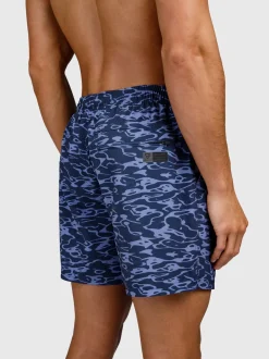 Bru-conic-Reflection Heren Zwem Shorts | Indigo Blue