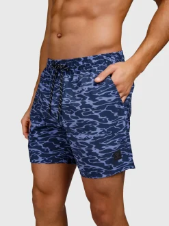 Bru-conic-Reflection Heren Zwem Shorts | Indigo Blue