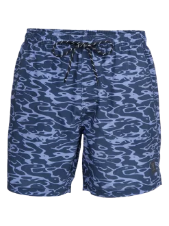 Bru-conic-Reflection Heren Zwem Shorts | Indigo Blue