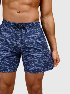 Bru-conic-Reflection Heren Zwem Shorts | Indigo Blue