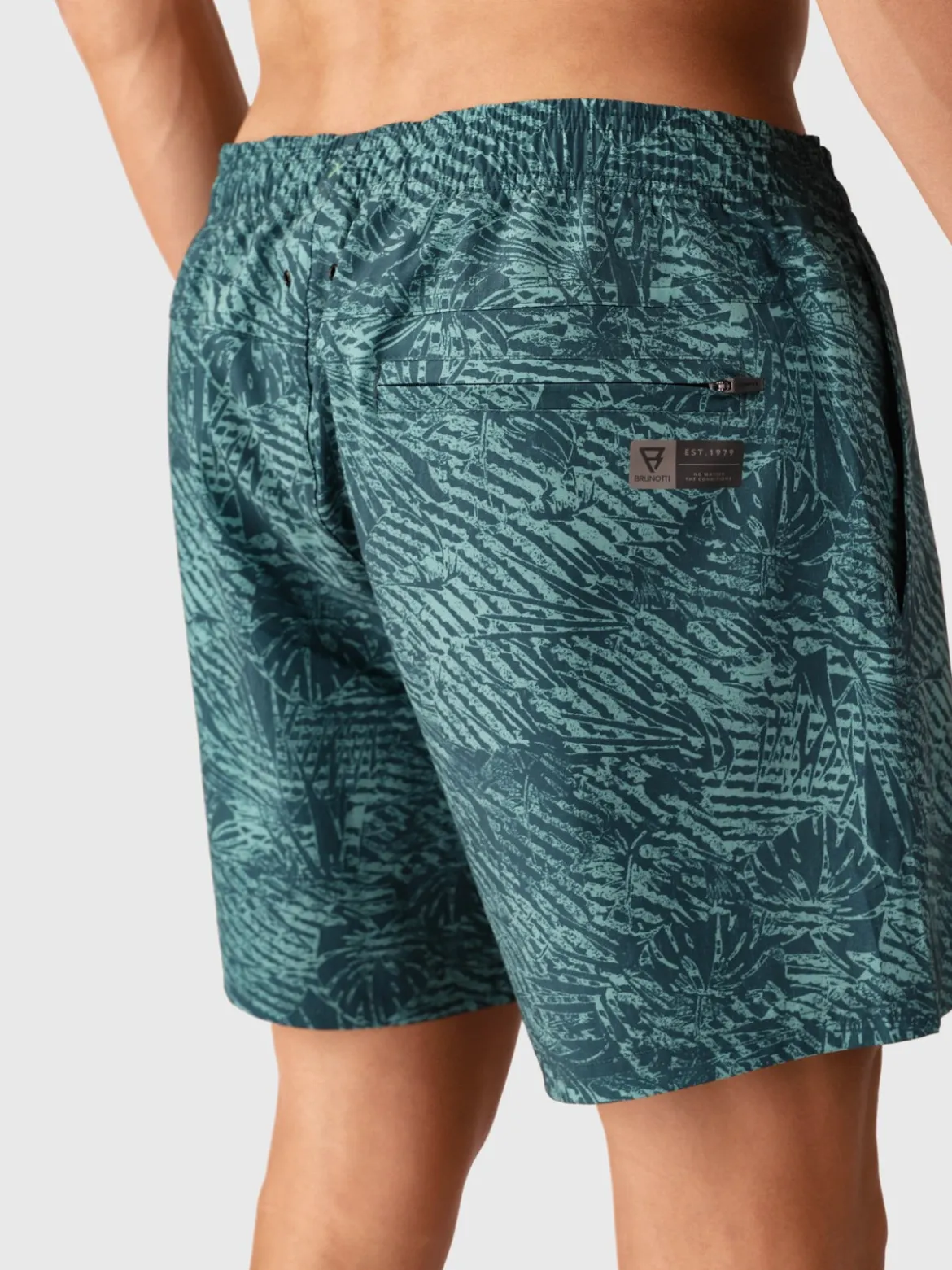 Bru-conic-Reflection Men Swim Shorts | Fuel Green