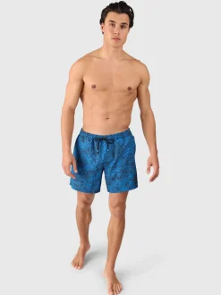 Bru-conic-Reflection Men Swim Shorts | Night Blue