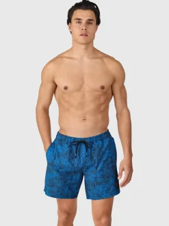 Bru-conic-Reflection Men Swim Shorts | Night Blue