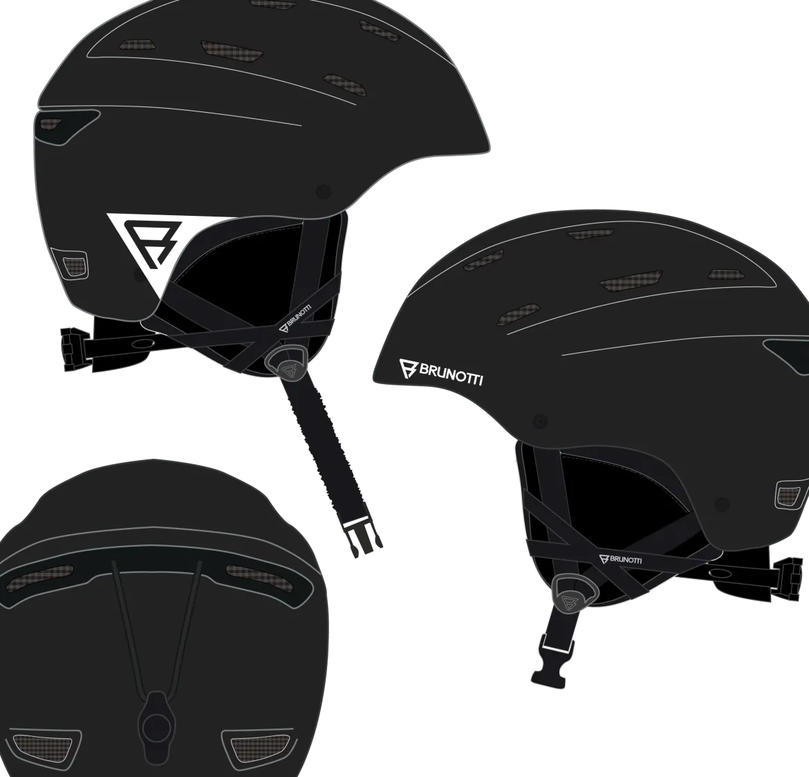 Buffalo Unisex Skihelm | Zwart