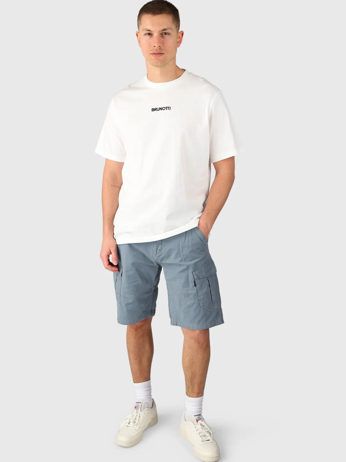 Caldo Heren Walk Shorts | Blue Steel