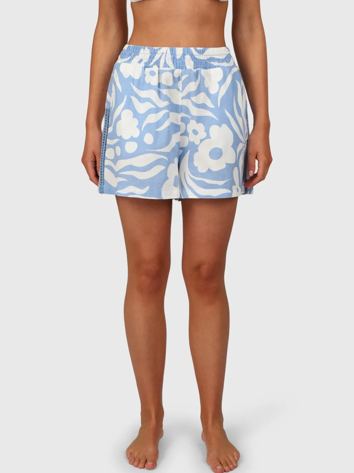 Candice-Swirl Dames Short | Bluebell