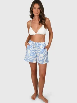 Candice-Swirl Dames Short | Bluebell