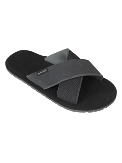 Capu Mannu Cross Men Flip Flops | Black
