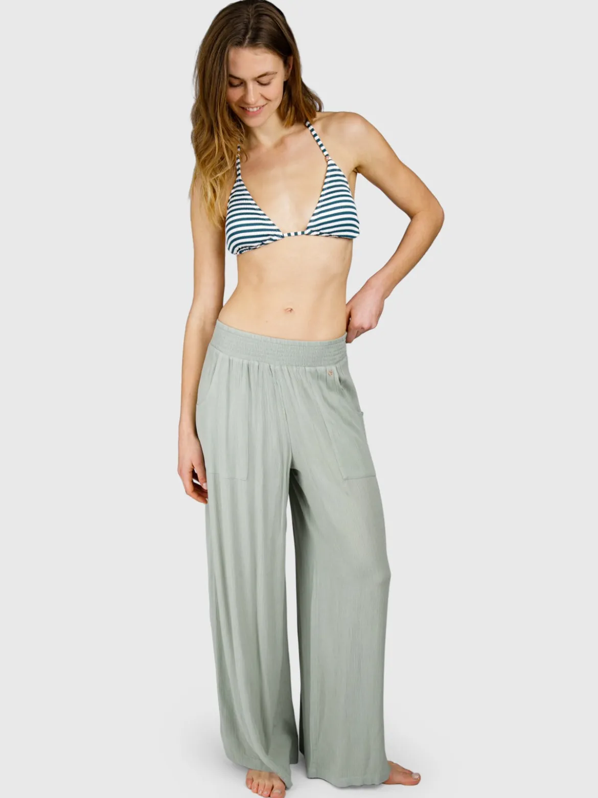 Catalina Dames Broek | Aqua Grey