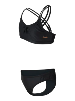 Ceralia Meisjes Bralette Bikini Set | Zwart