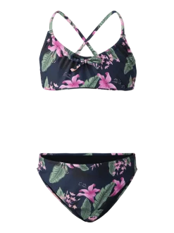 Ceralia-Tropicana Meisjes Bralette Bikini | Indigo Blue