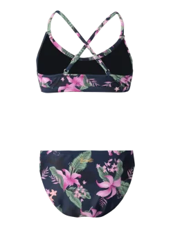 Ceralia-Tropicana Meisjes Bralette Bikini | Indigo Blue