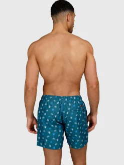 Cester-Mini Heren Swim Shorts | Kingfisher Blue