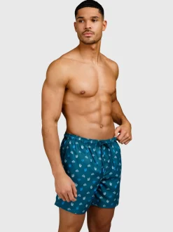 Cester-Mini Heren Swim Shorts | Kingfisher Blue