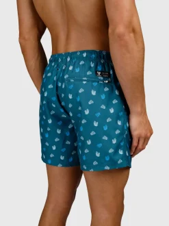 Cester-Mini Heren Swim Shorts | Kingfisher Blue