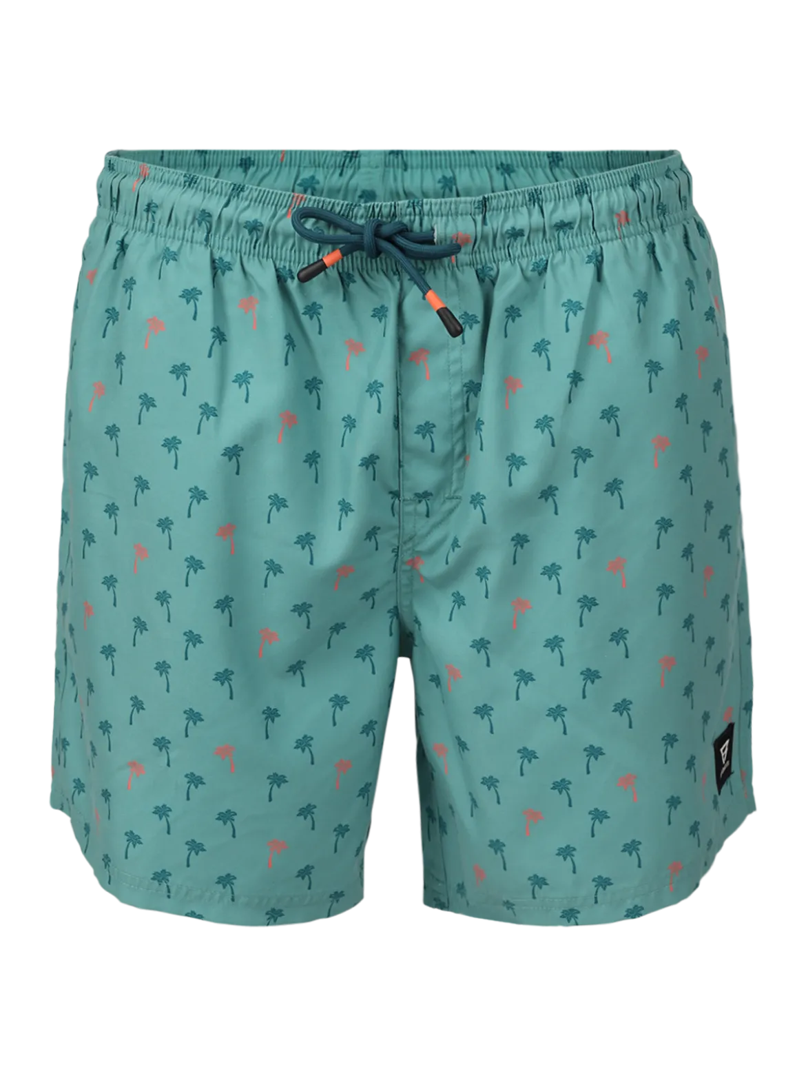 Cester-Mini Heren Swim Shorts | Mini Palm Aqua Bottle Green