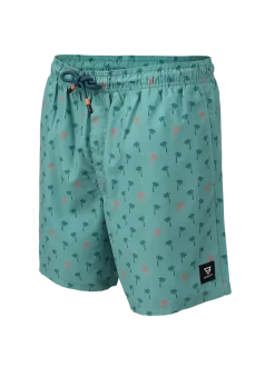 Cester-Mini Heren Swim Shorts | Mini Palm Aqua Bottle Green