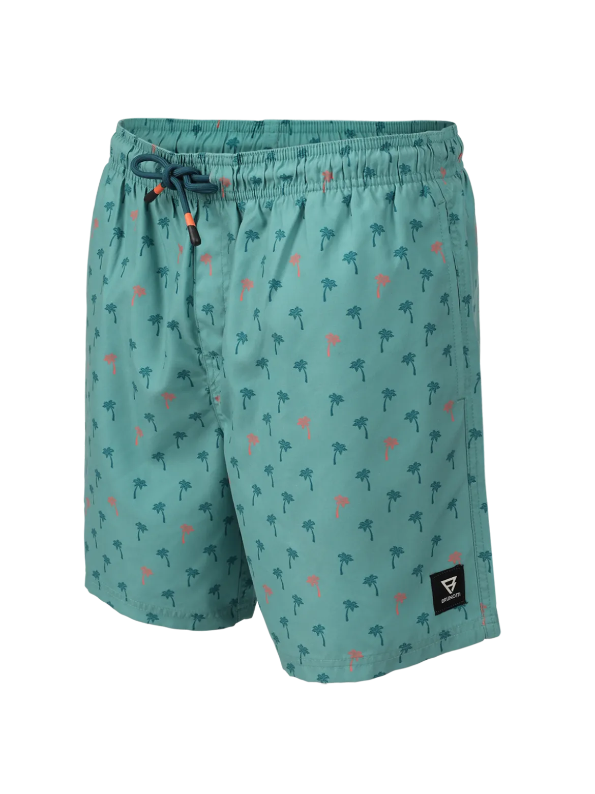 Cester-Mini Heren Swim Shorts | Mini Palm Aqua Bottle Green