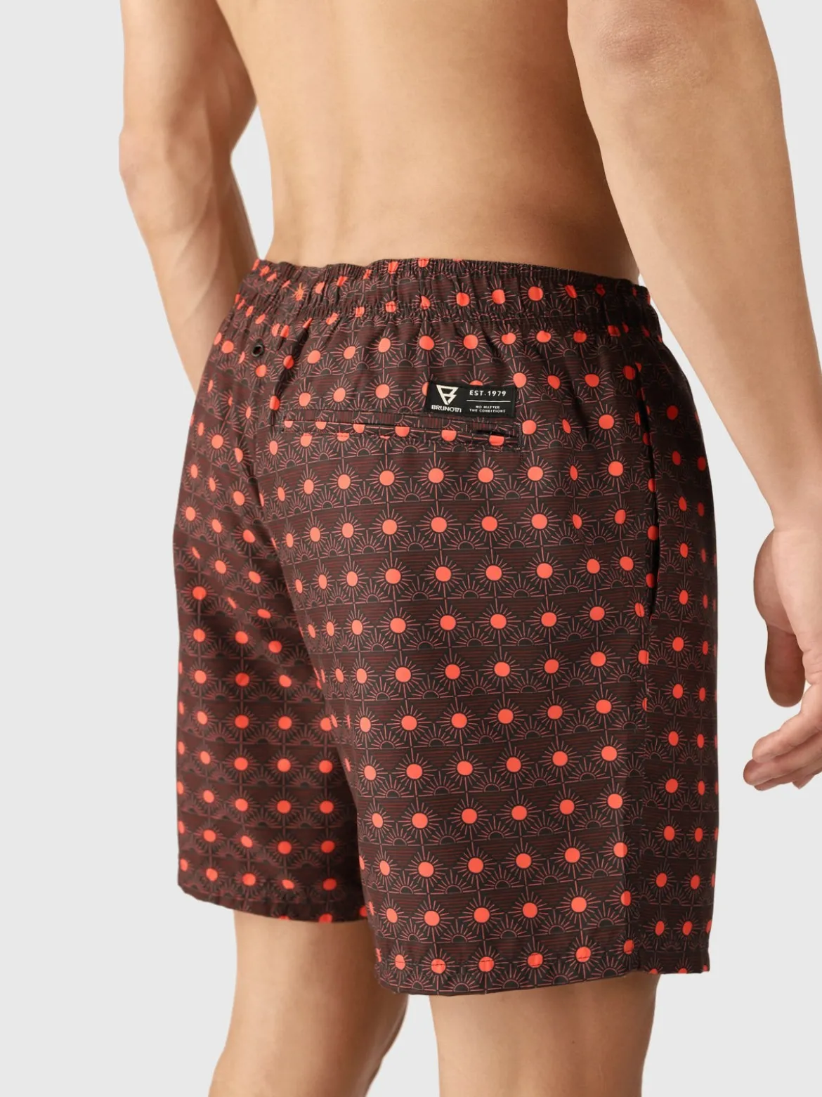 Cester-Mini Men Swim Shorts | Memories Of The Sun Pirate Black