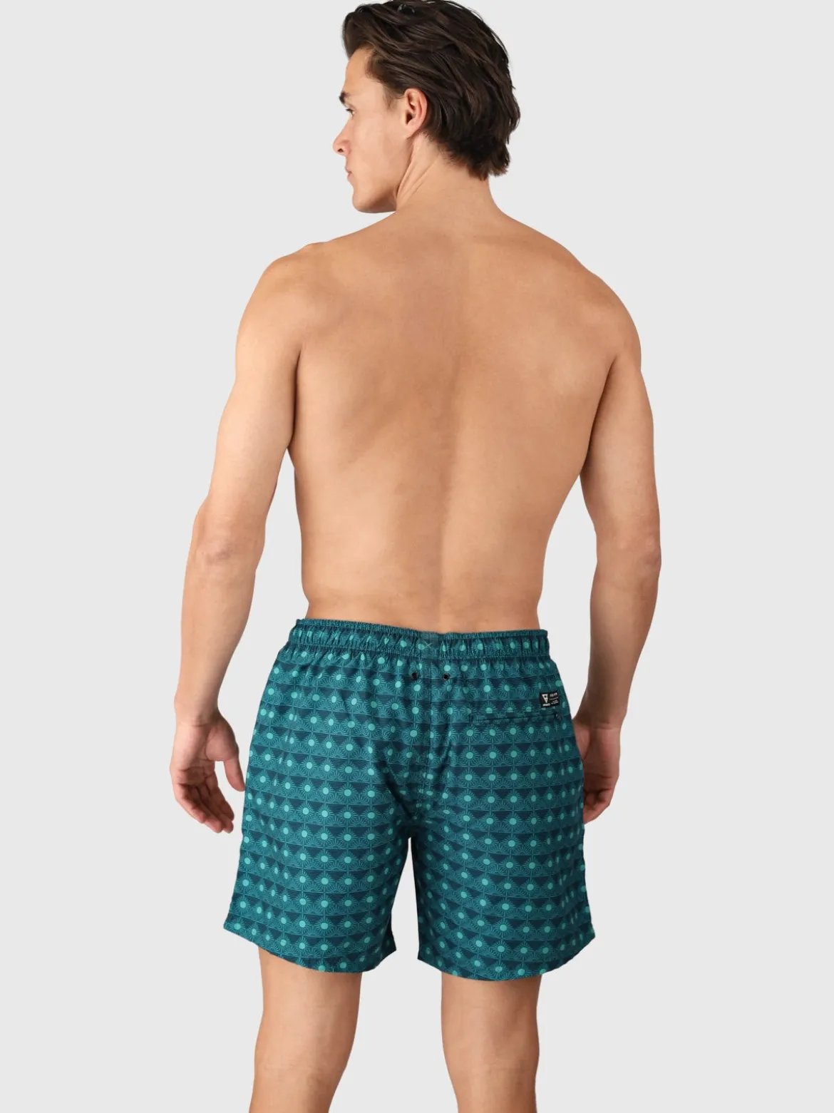 Cester-Mini Men Swim Shorts | Memories Of The Sun Fuel Green