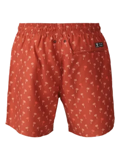 Cester-Mini Men Swim Shorts | Mini Palm Aqua Arabian Spice